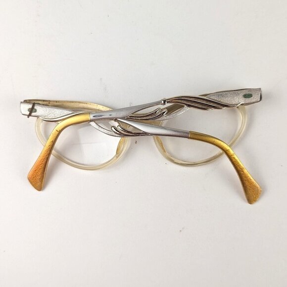 Vintage 50s Women's Cat Eye Glasses - Picture 4 of 16
